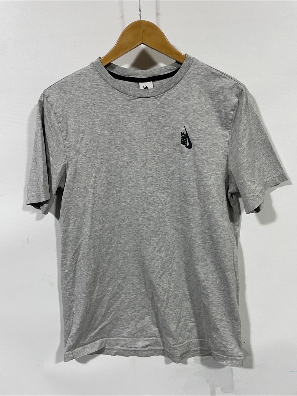 Nike Light Gray Short-Sleeve Logo Tee